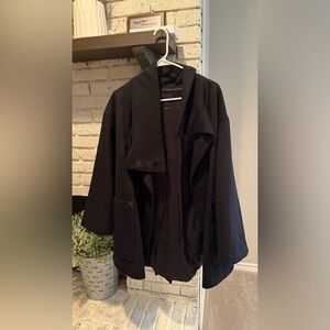 Zara Women's Classic Black oversized Coat